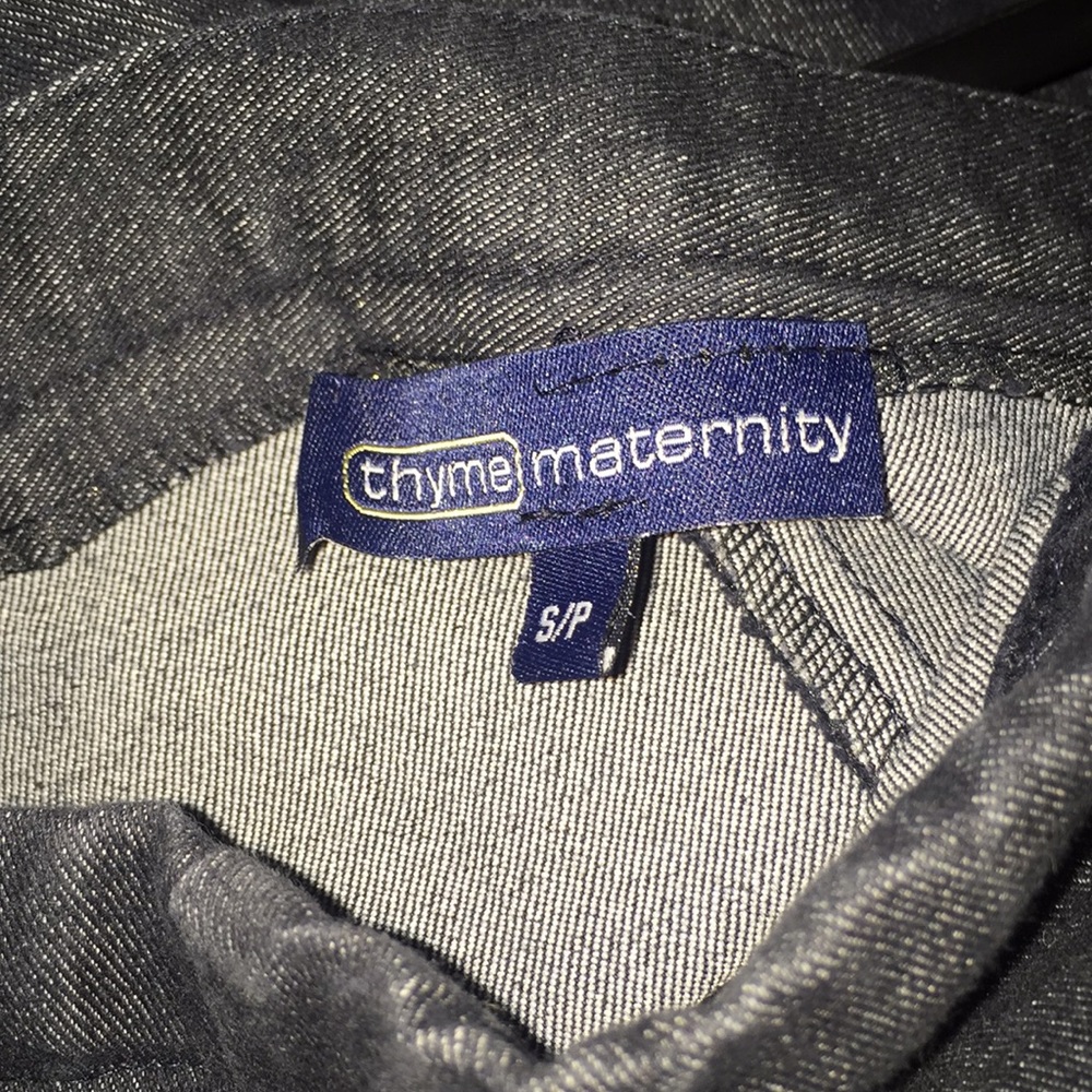 Jeans Thyme Maternity Pants Dark Blue size small
